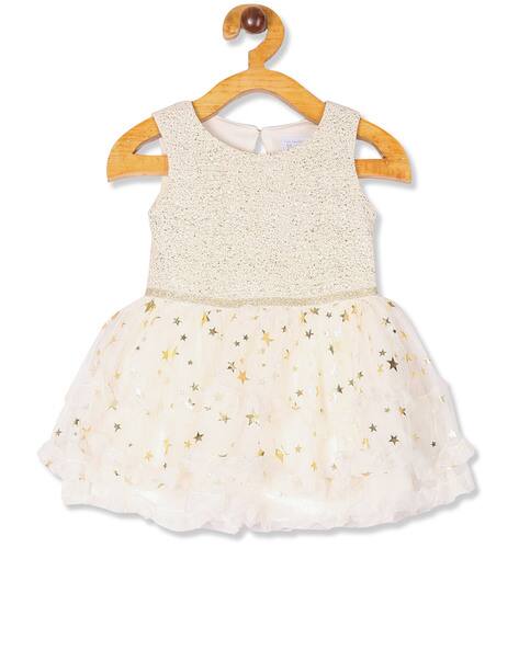 Glitter Print Tutu Dress