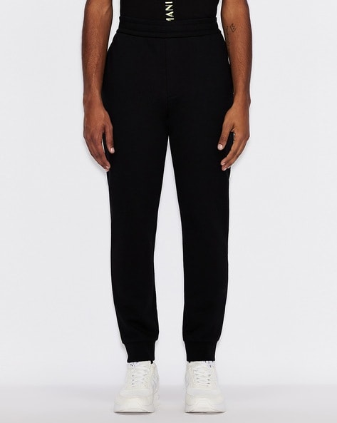 Emporio Armani EA7 Track Pant Black | 80s Casual Classics