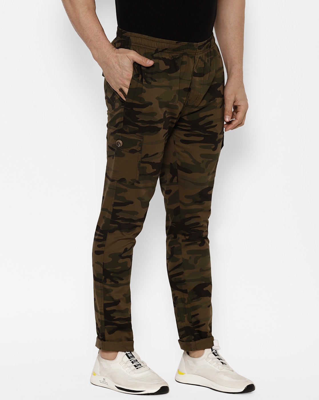 Buy Camouflage Print Relaxed Fit Jogger Pants Online at Best Prices in India  - JioMart.