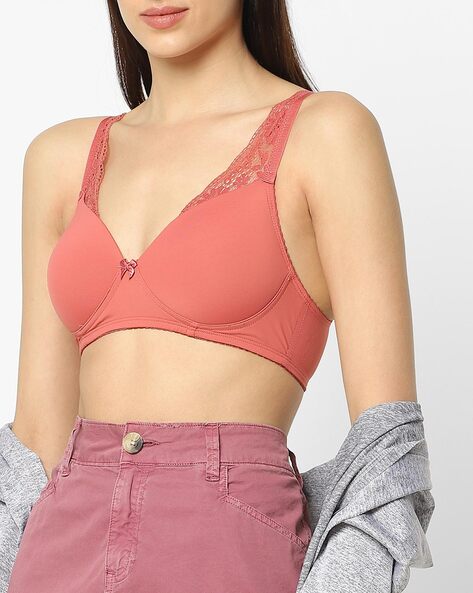 Buy Rose Pink Bras for Women by Fig Online