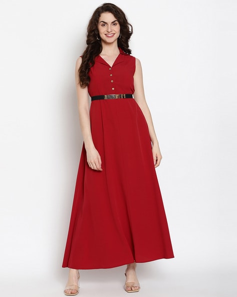 Buy Maroon Dresses for Women by MsFQ Online Ajio