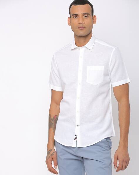Buy White Shirts for Men by NETPLAY 