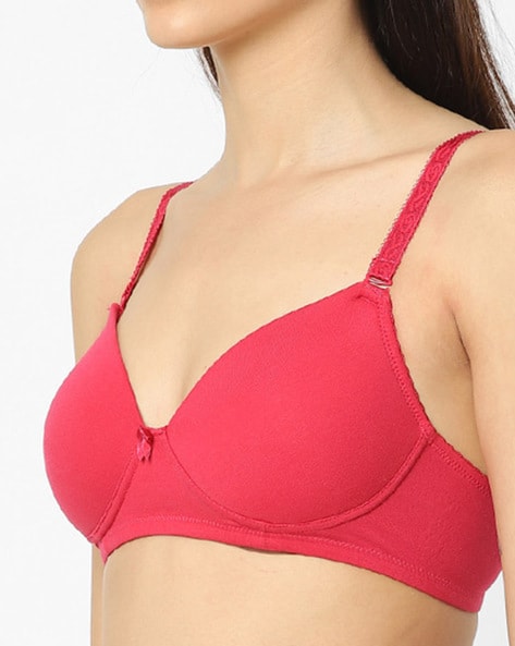 Buy Padded Non Wired Cotton T-Shirt Bra TS11 Online at Best Prices