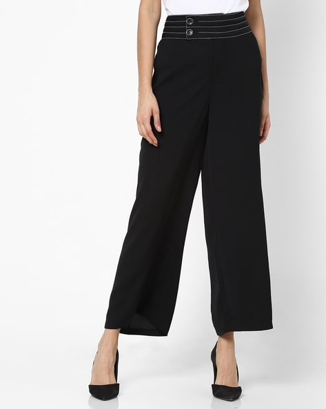 Buy Black Pants for Women by Elleven Online | Ajio.com