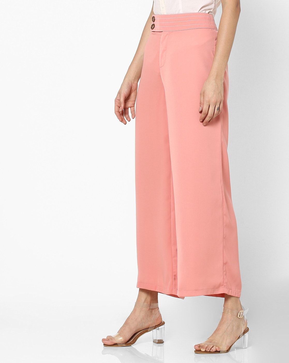 Buy Magenta Trousers & Pants for Women by PANIT Online | Ajio.com
