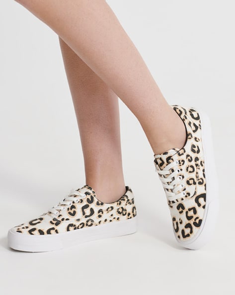 Leopard print 2025 casual shoes