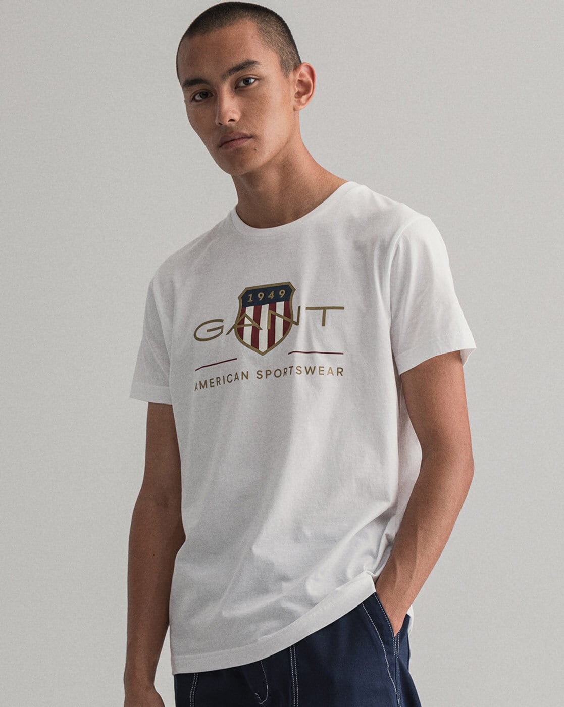 Samarbejde lag ris Buy White Tshirts for Men by Gant Online | Ajio.com