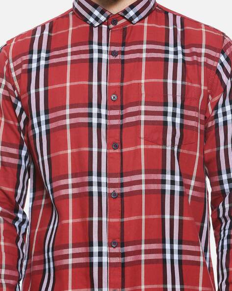 Buy Red Shirts for Men by Campus Sutra Online