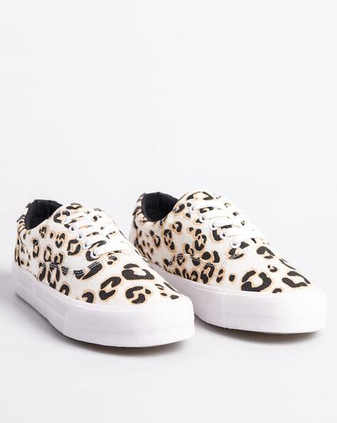 superdry leopard print trainers