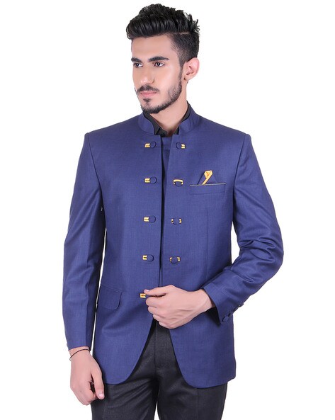 Buy Blue Blazers Waistcoats for Men by Shaftesbury London Online