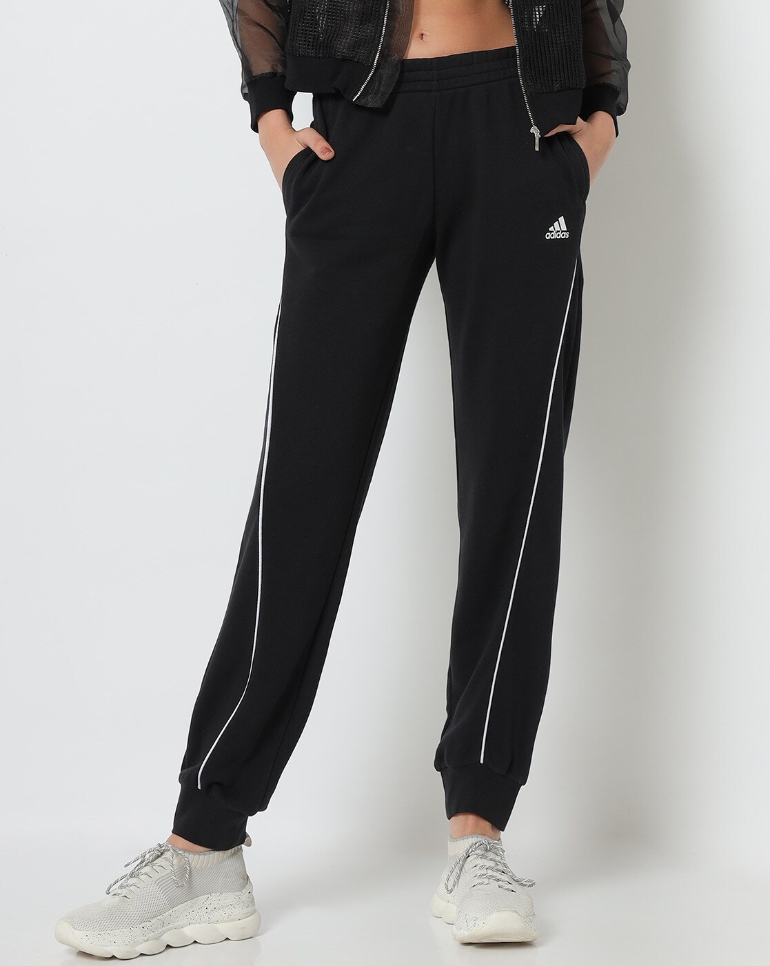 adidas tape joggers womens