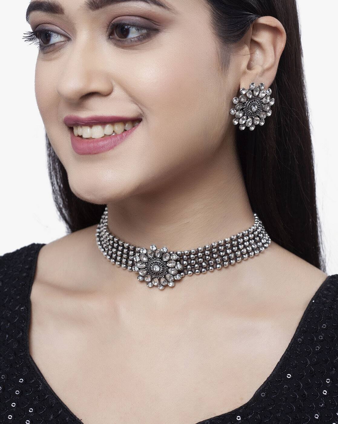 Buy Silver FashionJewellerySets for 