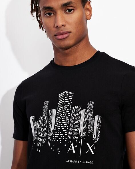 Buy Black Tshirts for Men by ARMANI EXCHANGE Online