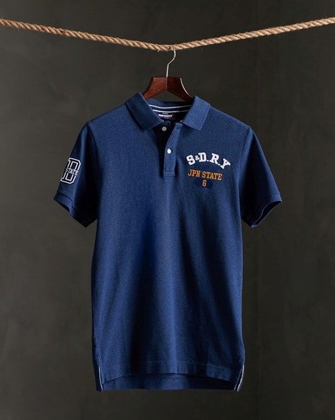 Classic Superstate Polo T-shirt with Brand Embroidery