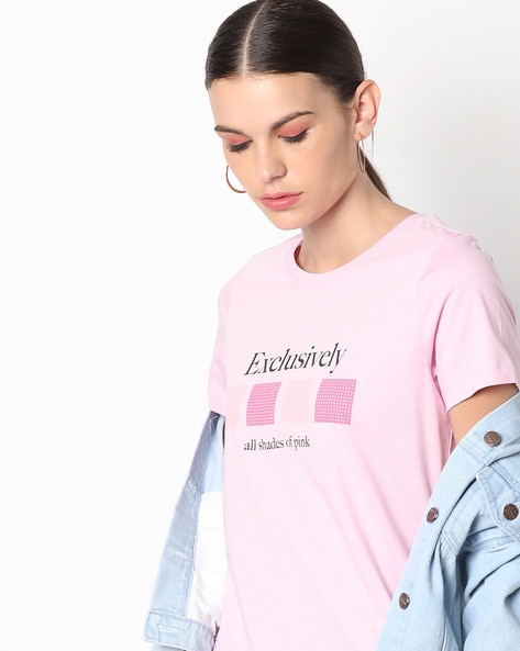 Plain pink t shirt, Women's t shirt online