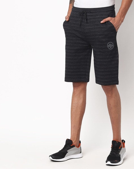 Proline Mid-Rise Striped Shorts