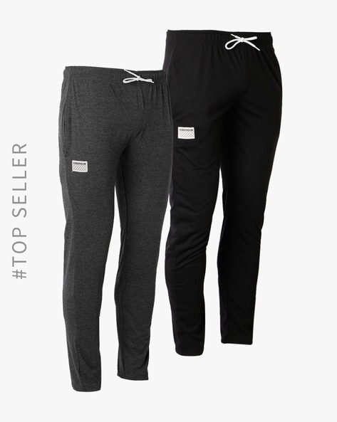 Buy Black  Grey Track Pants for Men by Hubberholme Online  Ajiocom