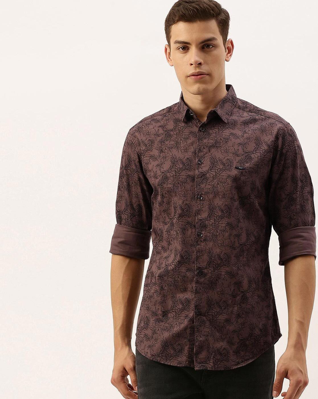 Indian print clearance shirt