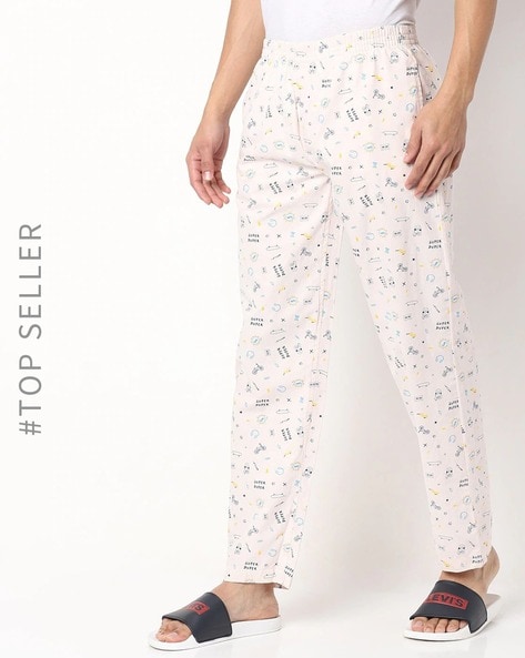 Graphic Print Pyjamas with Insert Pocket