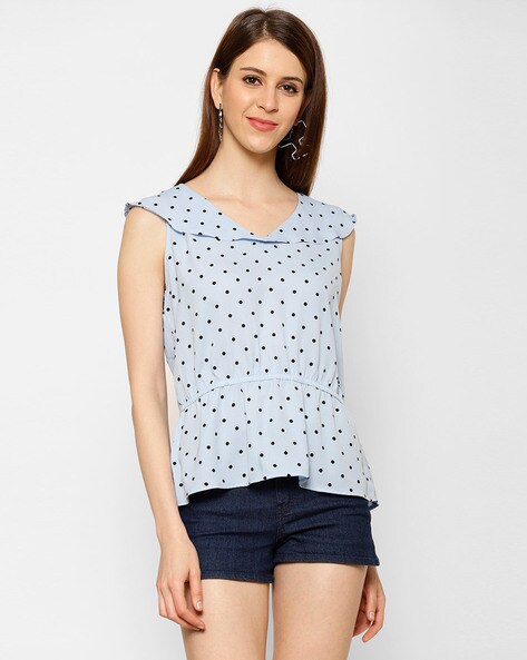 Buy Blue Tops for Women by Kassually Online