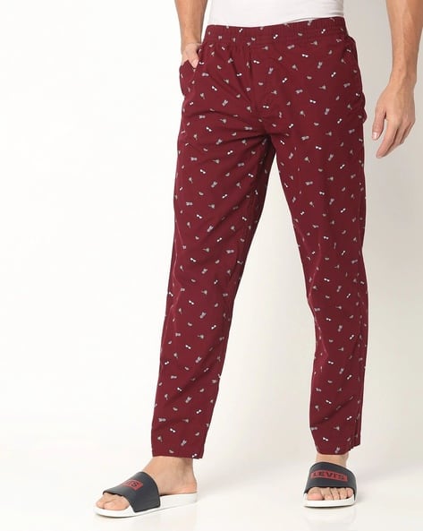 Micro Print Pyjamas with Insert Pockets