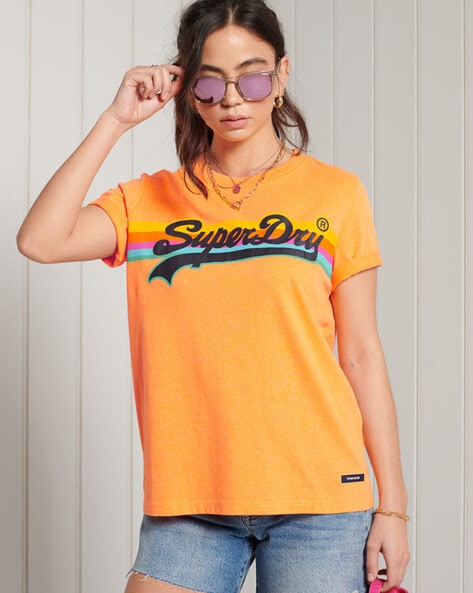 VL Cali Brand Print Crew-Neck T-shirt