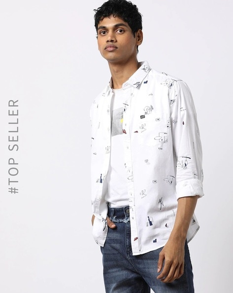 Buy White Shirts For Men By The Indian Garage Co Online Ajio Com