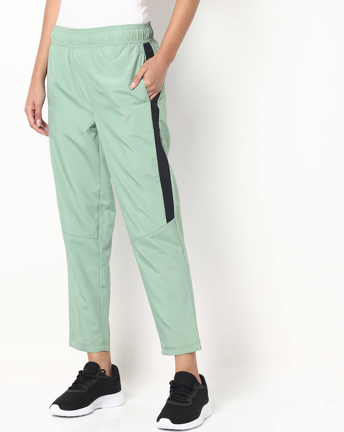 green track pants