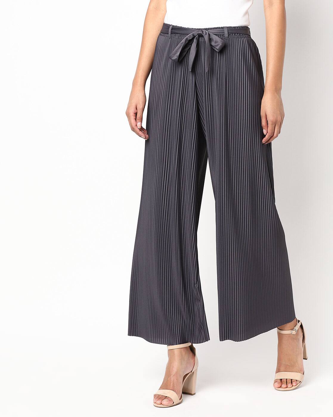 Buy Grey Trousers \u0026 Pants for Women by 