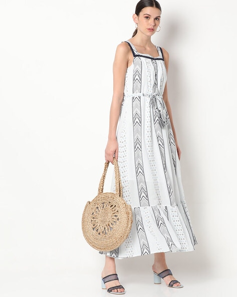 Sleeveless Maxi A-line Dress