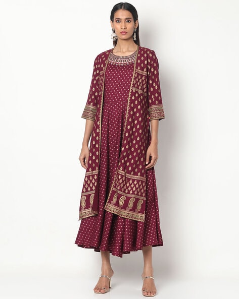 Women Zardosi Work Shrug Dress – Craft N Fashion