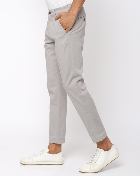 Woolrich Cuffed Hem Slim Fit AMERICAN Chino Pants women - Glamood Outlet