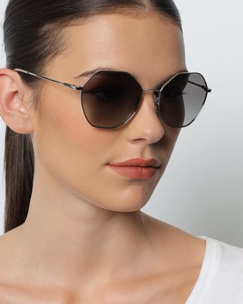 Vogue Silver Hexagonal Sunglasses Vogue Eyewear VO5361S 55mm Female Hexagonal Sunglasses : Target main image 4
