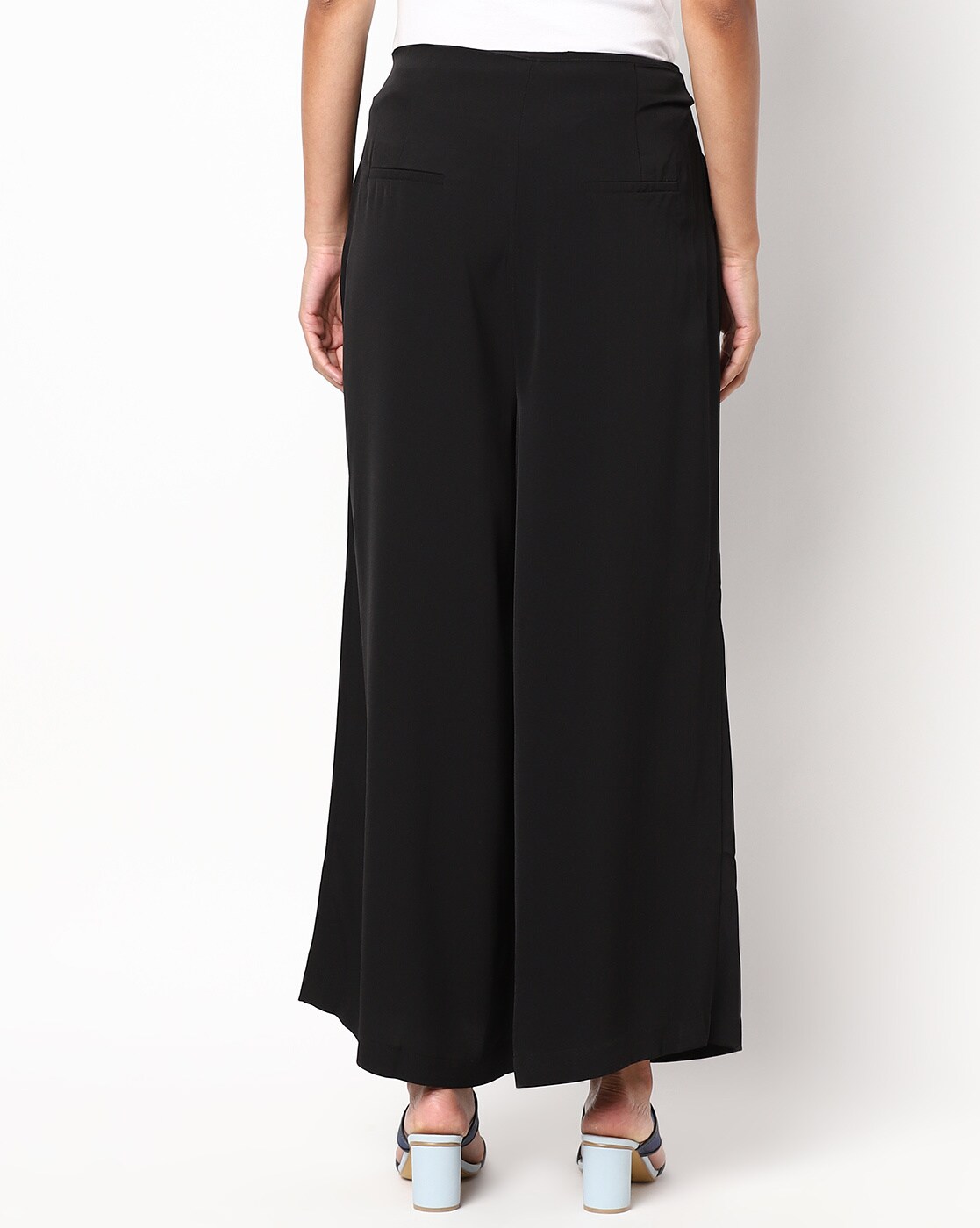 Buy Black Trousers & Pants for Women by MADAME Online