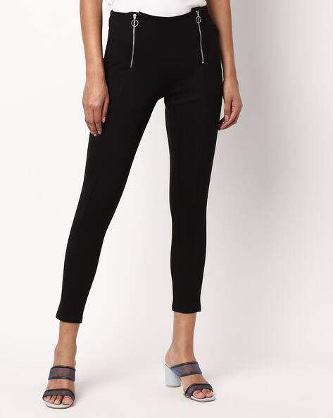 Buy Black Leggings for Women by RIO 