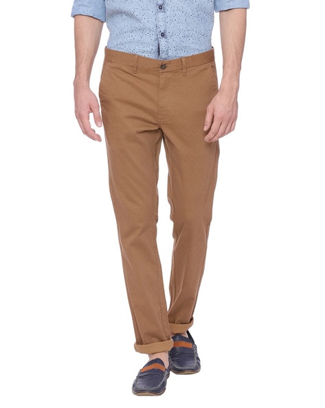 Buy Grey Trousers & Pants for Men by BASICS Online | Ajio.com