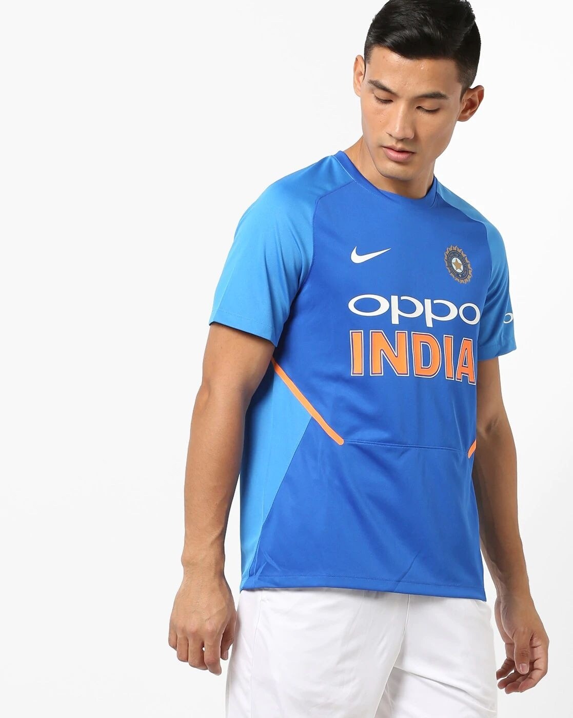 Nike Male India Cricket Jersey, Blue