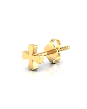 iski uski 18 KT Yellow Gold Earring-picture-39