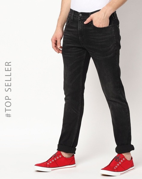 Aeropostale Black Distressed Patch Denim Skinny Jeans Mens Size 34x32 -  beyond exchange