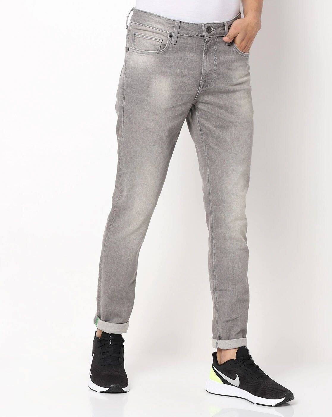 Buy Grey Jeans for Men by UNITED COLORS 