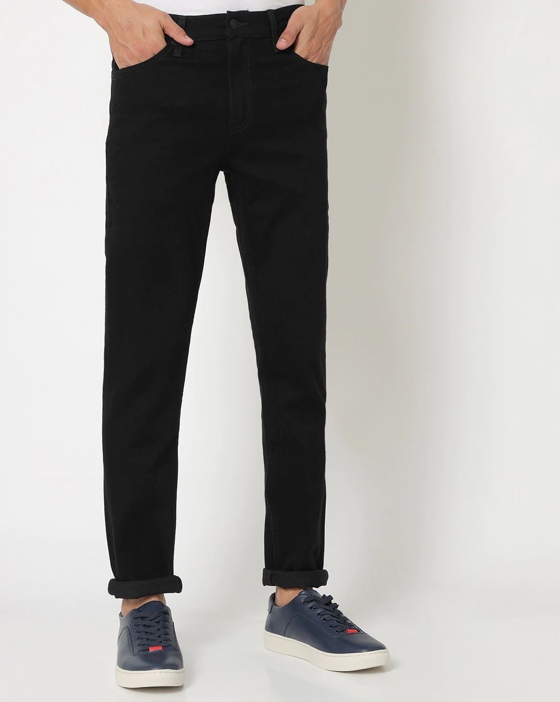 levi's jet black jeans