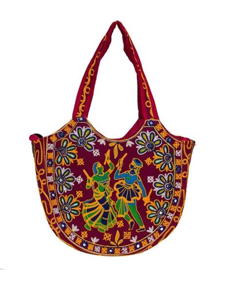 Crossbody Sling Bag – Handmade Cotton Ethnic Rajasthani Embroidered Bags  Clutch with Handle Purses – Online Shopping Website