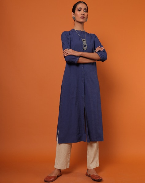 Buy Blue Kurtas For Women By Svrnaa Online 