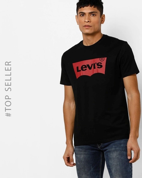 Buy BLACK Tshirts for Men by LEVIS Online 