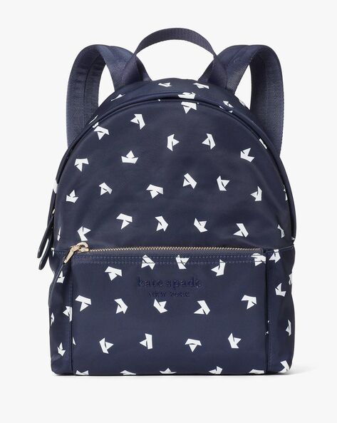 Kate spade navy blue on sale backpack