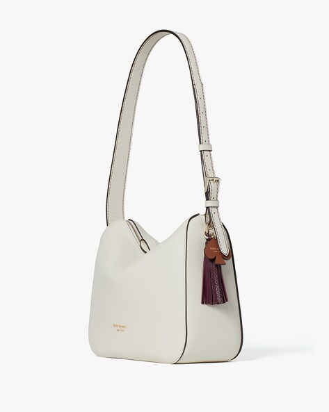 Buy KATE SPADE Anyday Shoulder Bag with Tassel & Logo Charm | White Color  Women | AJIO LUXE