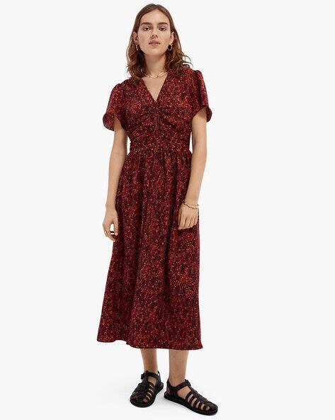 Scotch and soda red dress Clearance