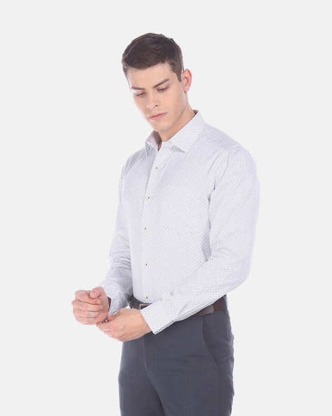 arrow white formal shirt