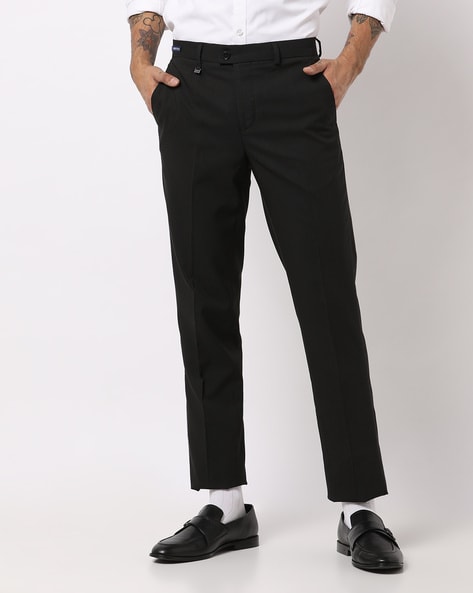 Buy Women Grey Textured Formal Regular Fit Trousers Online  760153  Van  Heusen