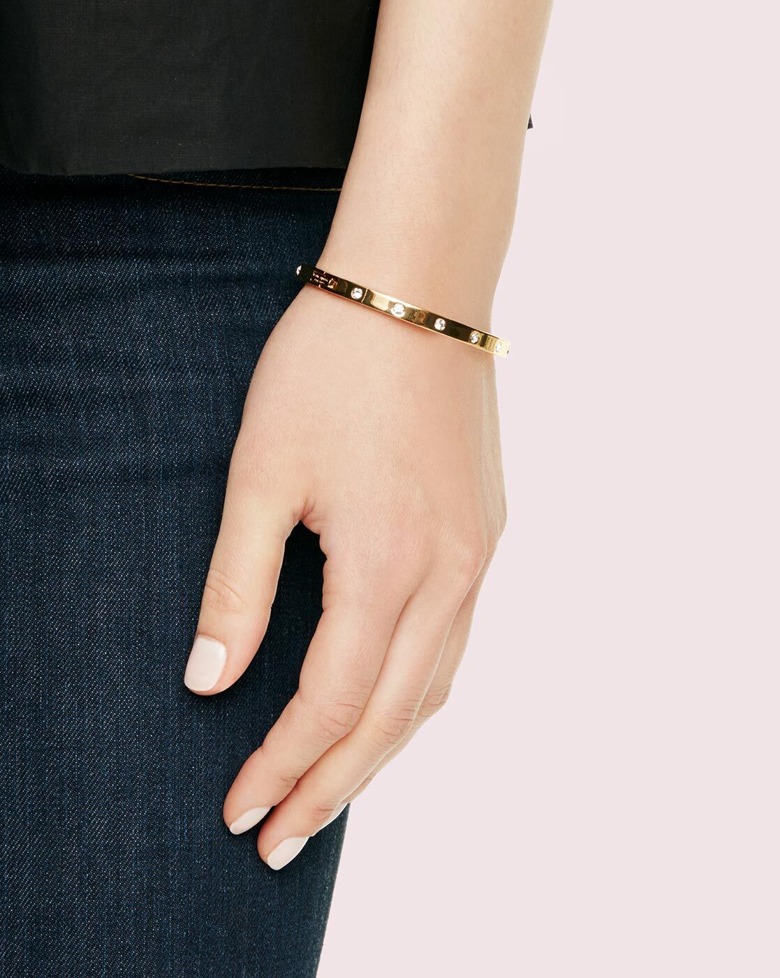 kate spade studded hinged bangle